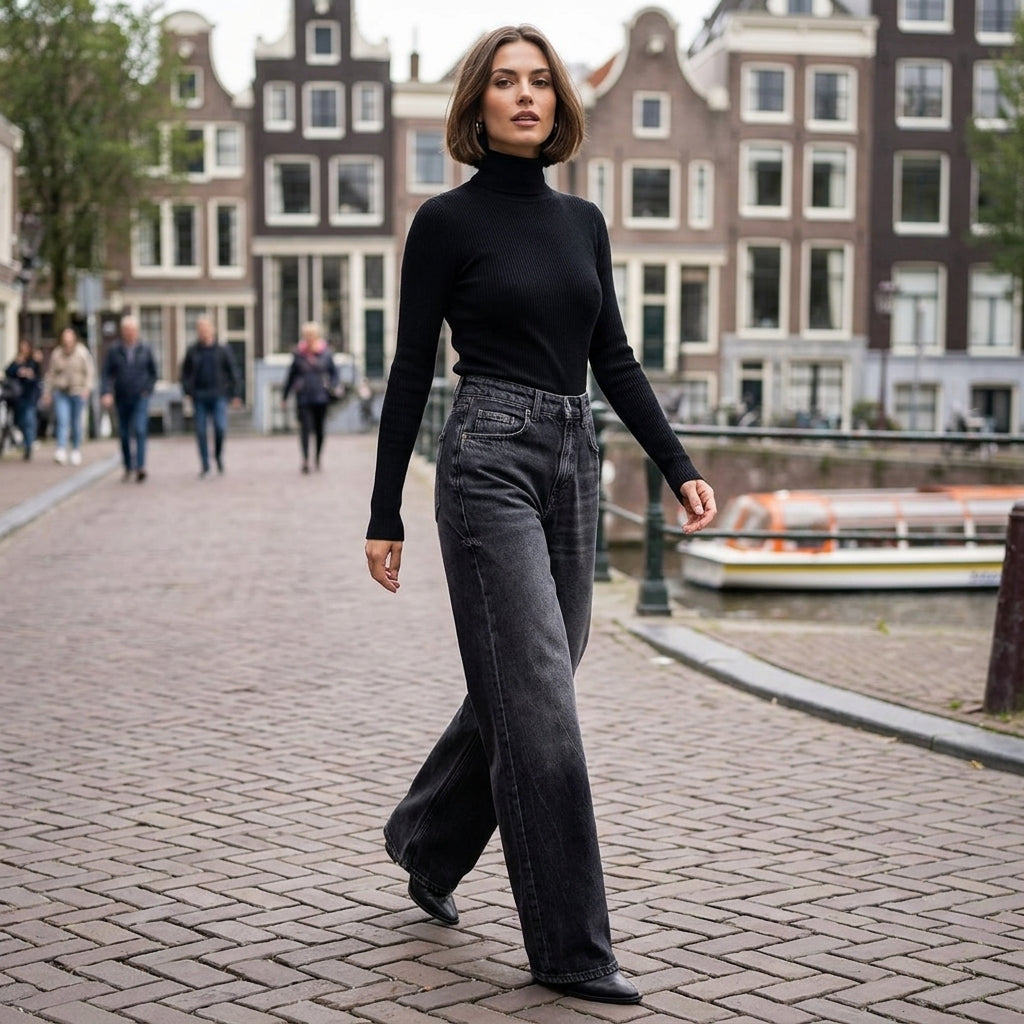 Boyfriend Jeans Damen Mit Vintage-Charme