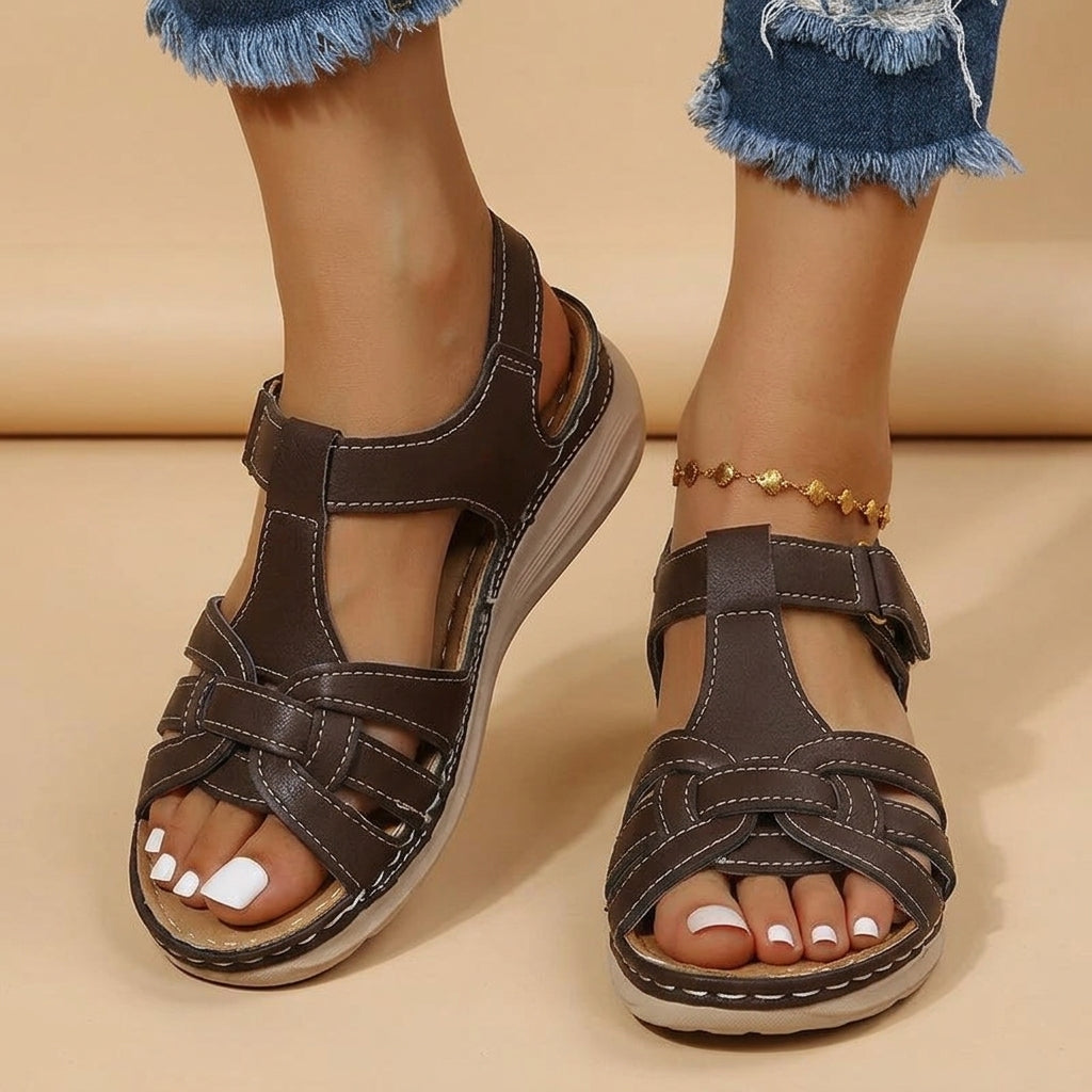 Leni | Orthopädische Damensandale für Komfort