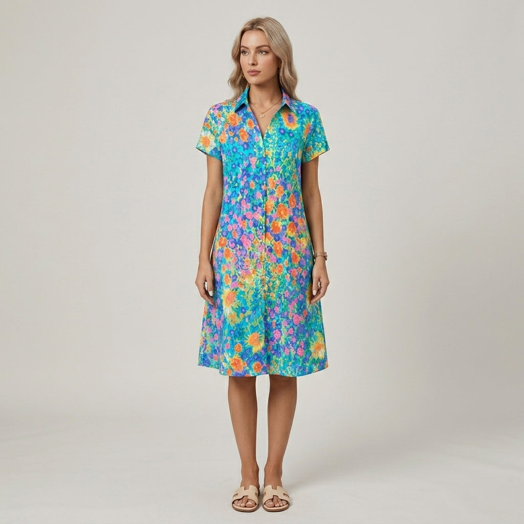 Mirella | Luftiges Sommerkleid im Boho Stil