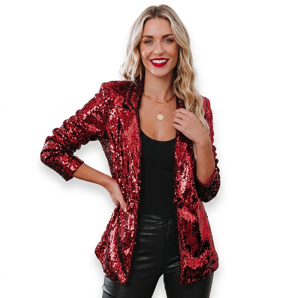 Cosima | Glamouröser Damenblazer mit funkelnden Details