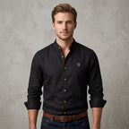 Leon | Elegante Herrenhemden aus Leinen Langarm