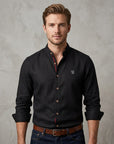 Leon | Elegante Herrenhemden aus Leinen Langarm