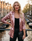 Cosima | Glamouröser Damenblazer mit funkelnden Details