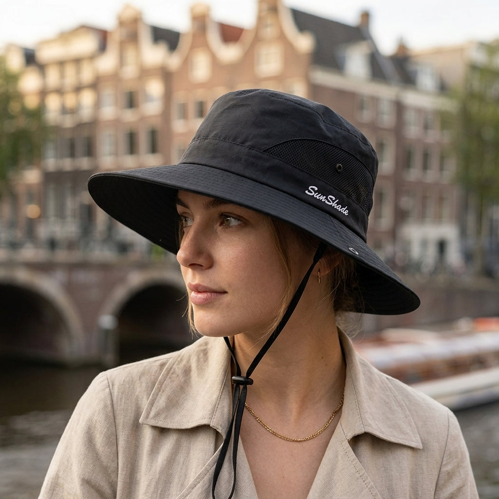Jolina | Eleganter Damenhut mit praktischem Nackenschutz