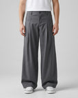 Yannik | Moderne Herren Stoffhose mit hoher Taille