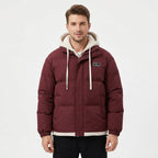 Fabian | Warmer Herrenmantel mit Doppelkapuze