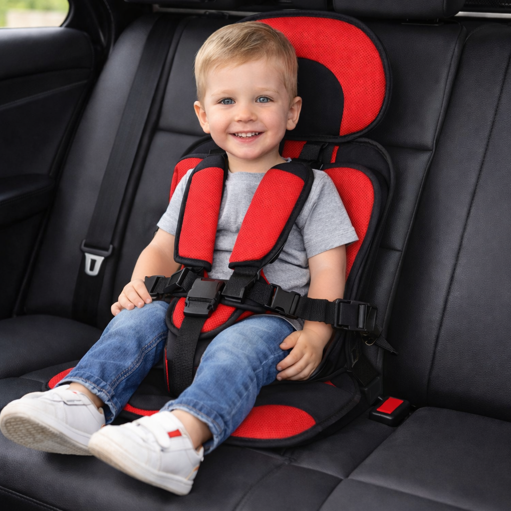 Child Car Seat Booster Seat 5-Point Harness Portable Travel Seat - Image 3