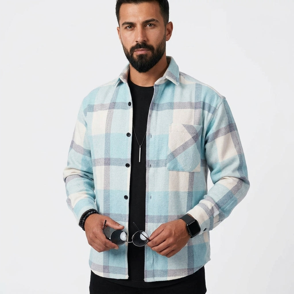 Erik | Karierte Herrenhemden Langarm für Stilvolle Outfits