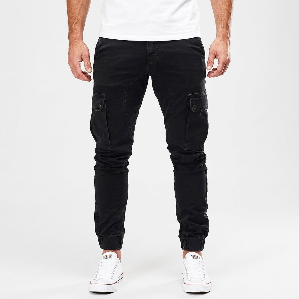 Benedikt | Moderne Herren Stoffhose im Cargo-Stil