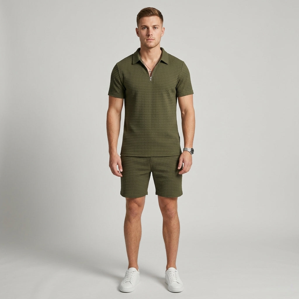Sven | Kurzarm Herren Set mit stilvollem Look