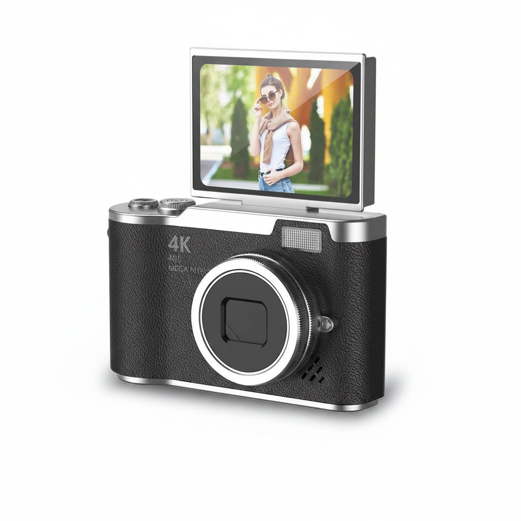 Digital Camera Compact 4K 48MP Flip Screen 8X Zoom Point Shoot - Image 2