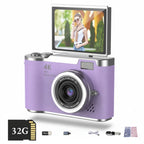 Digital Camera Compact 4K 48MP Flip Screen 8X Zoom Point Shoot - Image 4