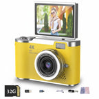 Digital Camera Compact 4K 48MP Flip Screen 8X Zoom Point Shoot - Image 5