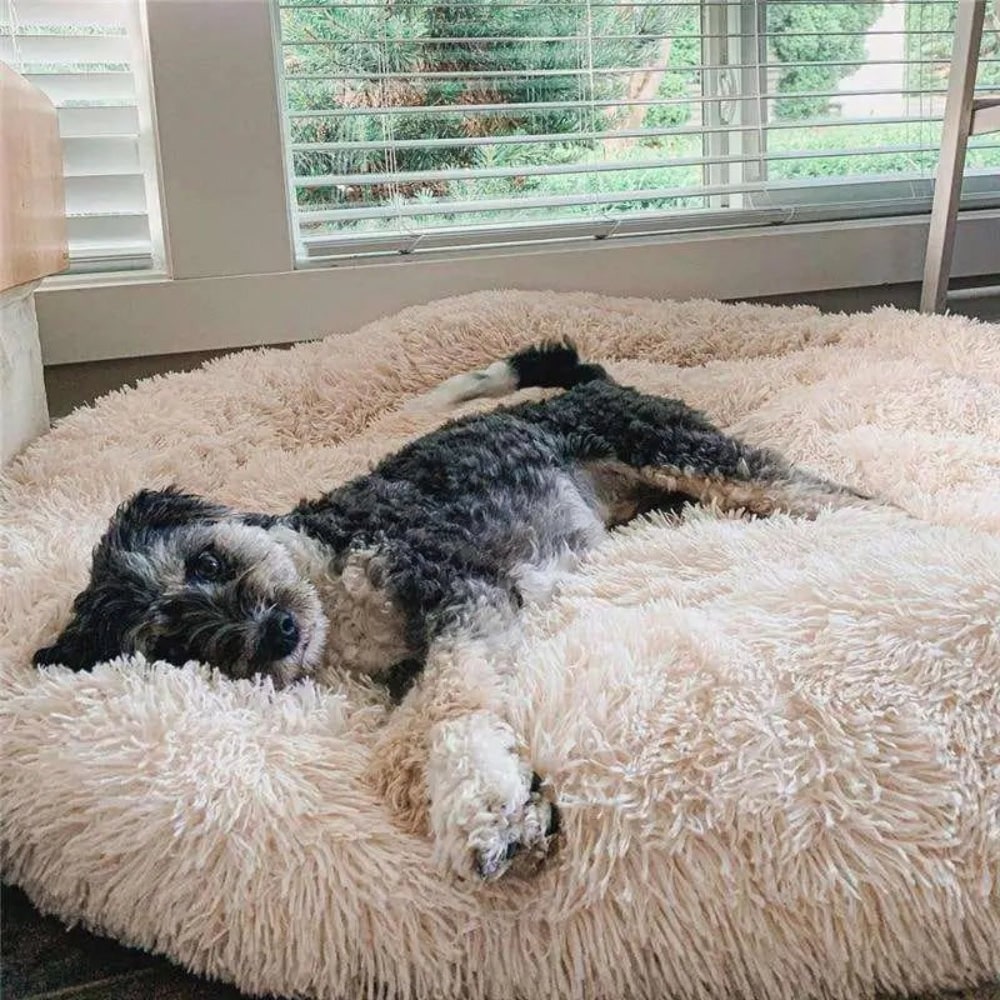 Dog Bed Round Plush Cuddler Pet Sleeping Bed - Image 2