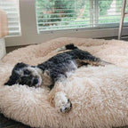Dog Bed Round Plush Cuddler Pet Sleeping Bed - Image 2