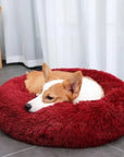 Dog Bed Round Plush Cuddler Pet Sleeping Bed - Image 6