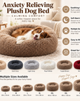 Dog Bed Round Plush Cuddler Pet Sleeping Bed - Image 7