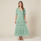 Talina | Elegantes Sommerkleid in fließender Maxi-Form