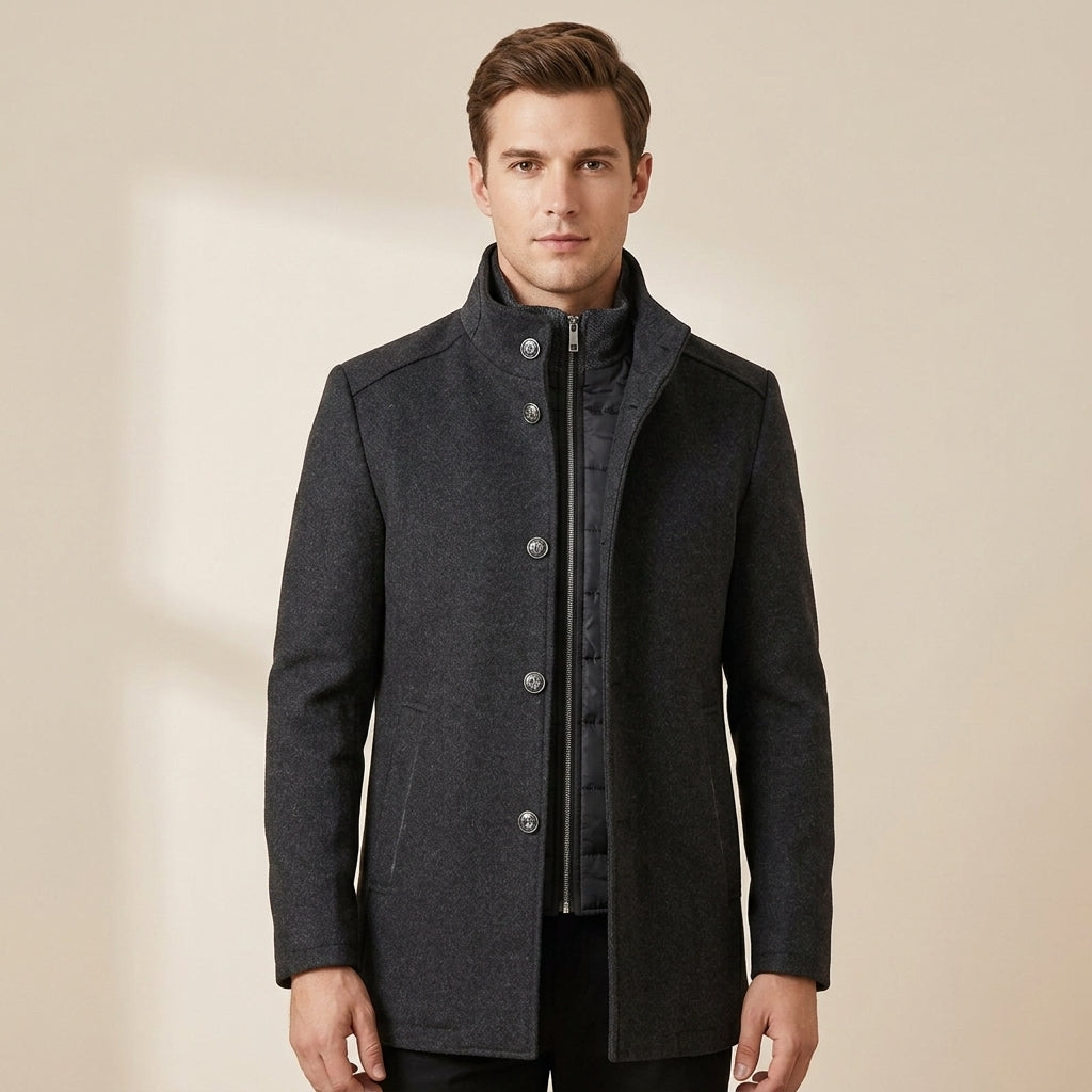 Hauke | Eleganter Herrenmantel für moderne Eleganz