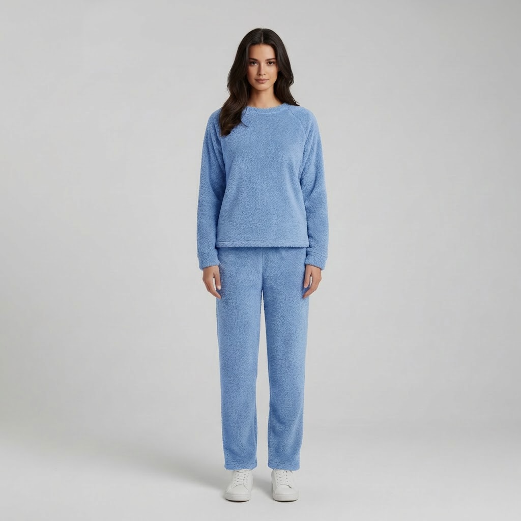 Laura | Damen Pyjama Lang für gemütliche Winternächte