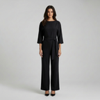 Johanna | Damen Jumpsuit mit Herz-Ausschnitt