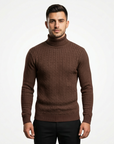 Felix | Herren Strickpullover mit Rollkragen und Eleganz