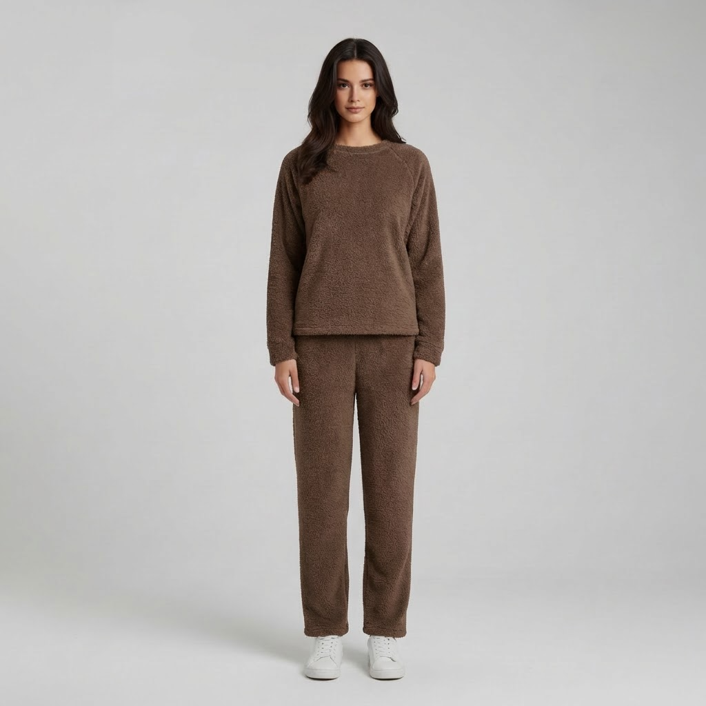 Laura | Damen Pyjama Lang für gemütliche Winternächte