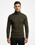 Felix | Herren Strickpullover mit Rollkragen und Eleganz