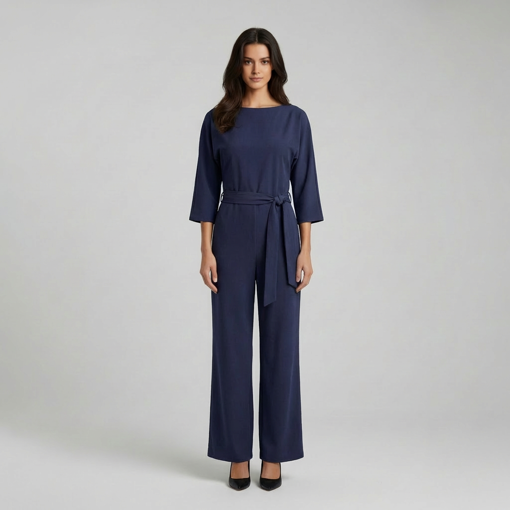 Johanna | Damen Jumpsuit mit Herz-Ausschnitt