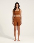 Elaine | Damen Sportbekleidung Set mit Crop-Top und Shorts