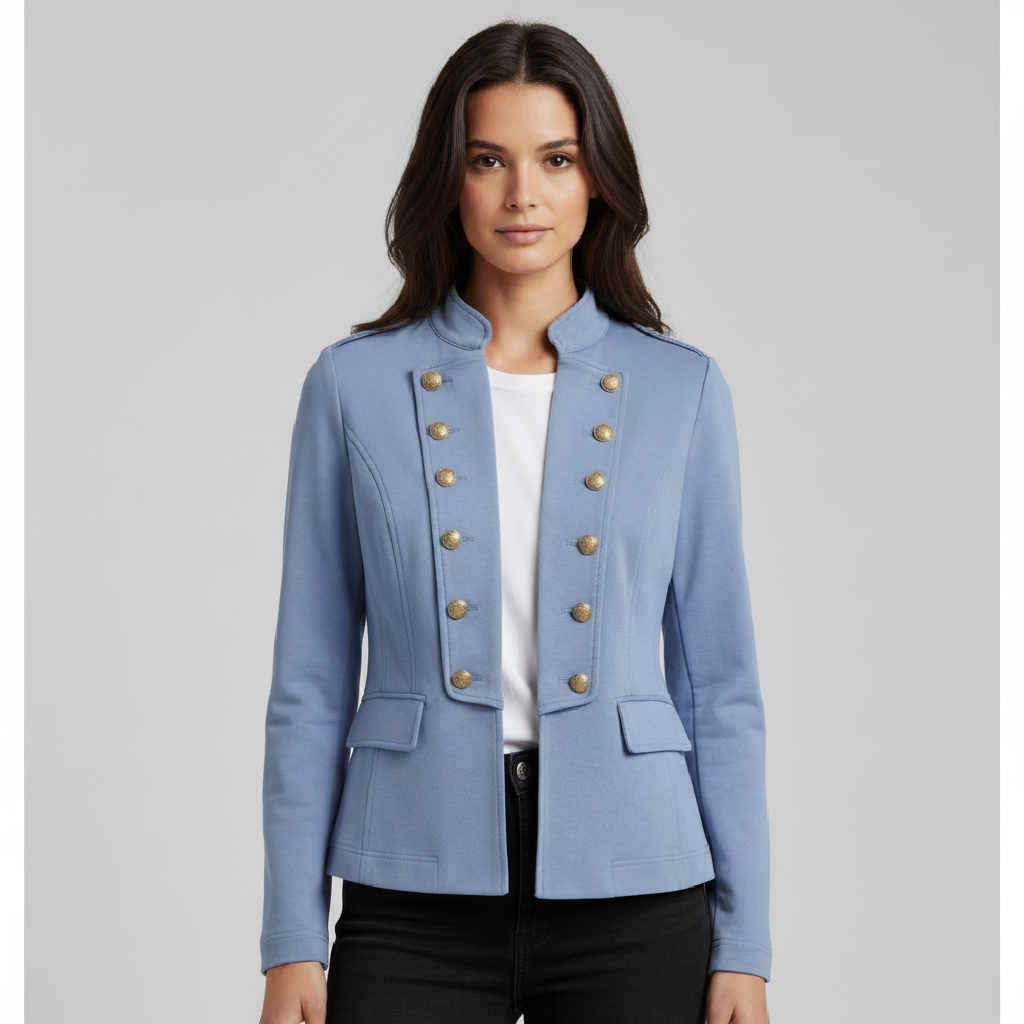 Frieda | Damenblazer mit Stehkragen für Eleganten Stil
