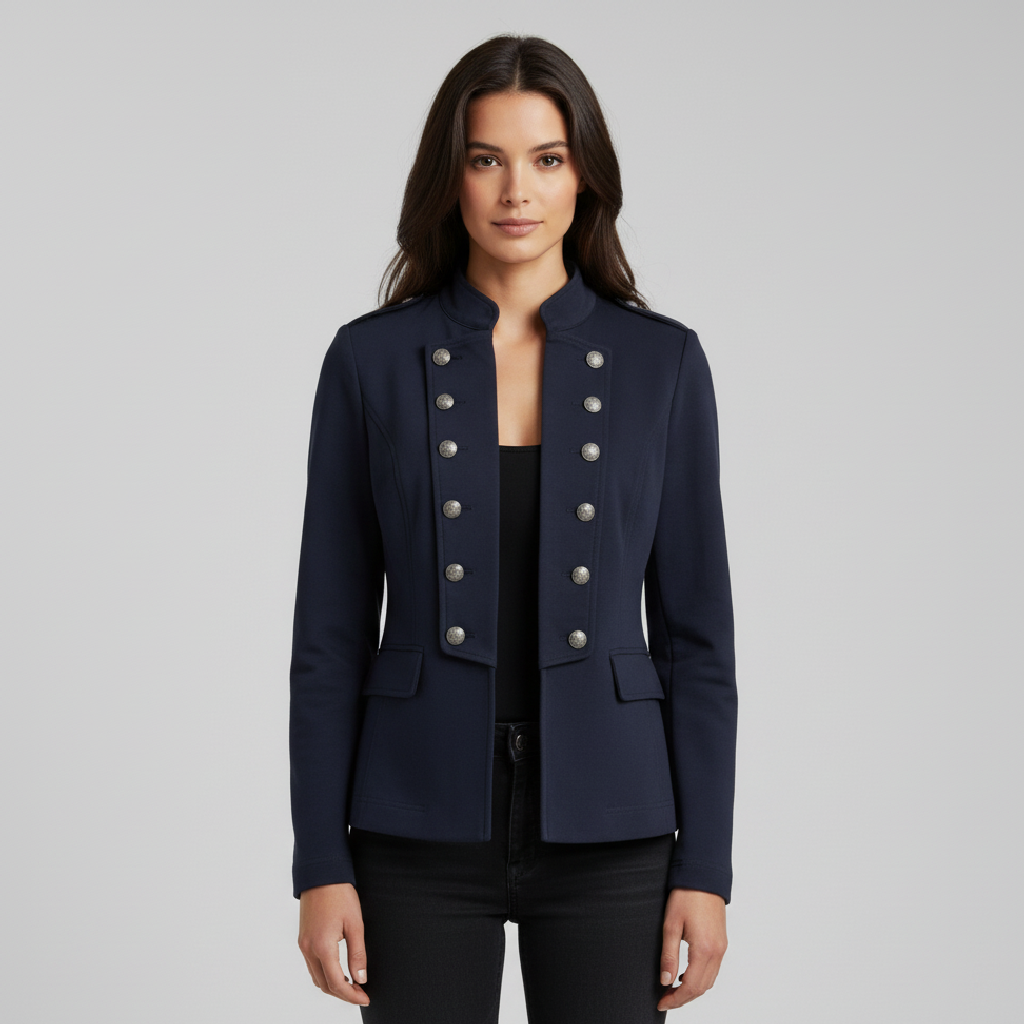 Frieda | Damenblazer mit Stehkragen für Eleganten Stil