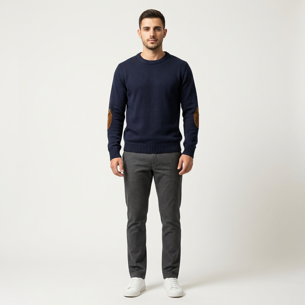 Maximilian | Herren Strickpullover mit bequemem Schnitt