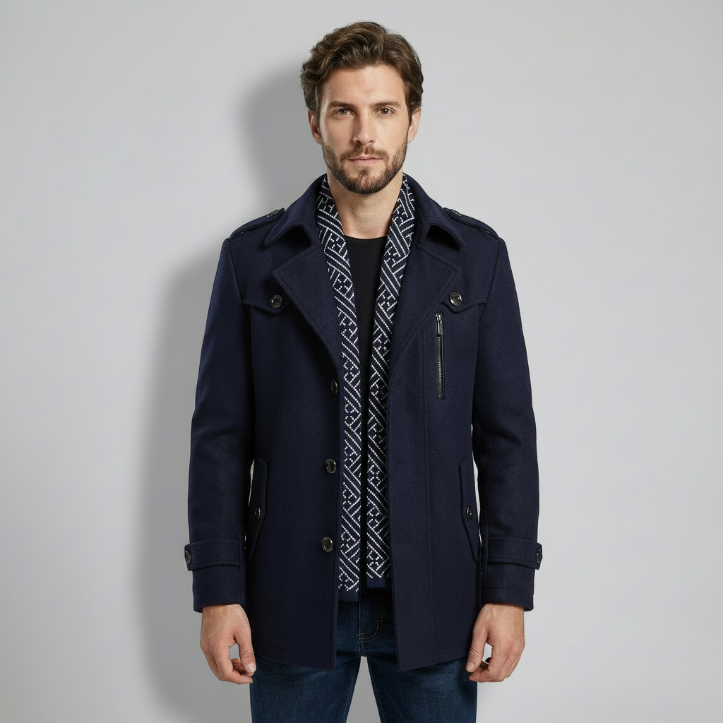 Klaus | Elegante Wildlederjacke Herren für Kalte Tage