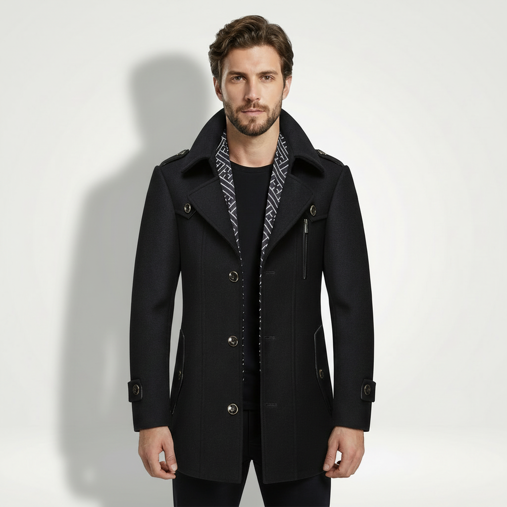 Klaus | Elegante Wildlederjacke Herren für Kalte Tage