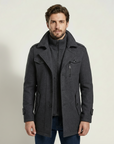 Karl | Eleganter Wollmantel für Herren