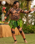Halloween Costumes Tattoo Print Muscle Cosplay Outfit - Image 2