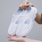 Men's Slippers Slip-On Wide Fit Mesh Casual Mules - Image 4