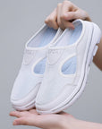 Men's Slippers Slip-On Wide Fit Mesh Casual Mules - Image 4