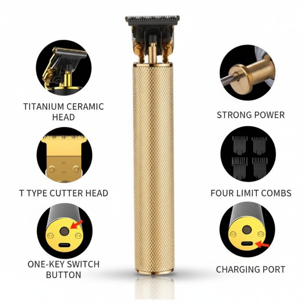Nose Hair Trimmer Nasal Pubic Groomer Cordless Rechargeable - Image 3
