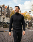 Jonas | Herren Strickpullover im klassischen Rollkragen-Stil