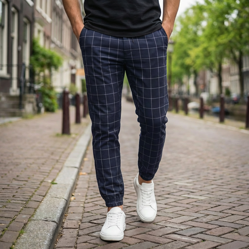 David | Herren Stoffhose für den täglichen Gebrauch