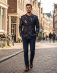 Dylan | Herren-Blazer mit floralem Design
