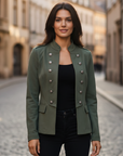 Frieda | Damenblazer mit Stehkragen für Eleganten Stil