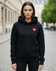Amelie | Stilvolle Damen Hoodies mit Herz Detail