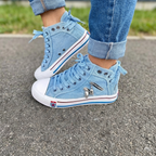Sophie | Damensneaker im lässigen Denim-Stil