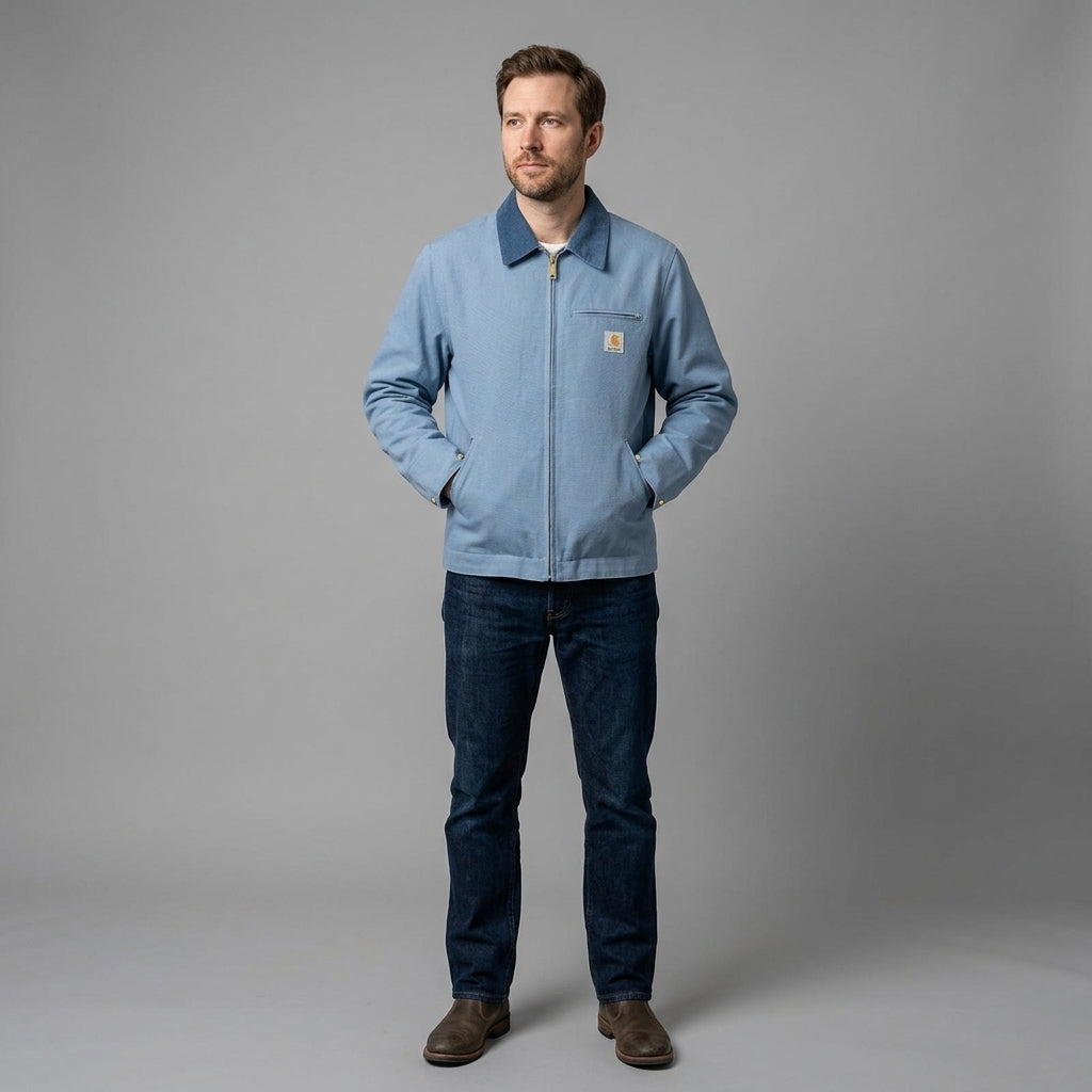 Robuste Herren Arbeitsjacke im Detroit-Stil