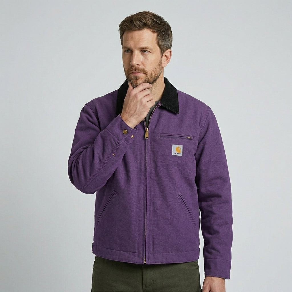 Robuste Herren Arbeitsjacke im Detroit-Stil
