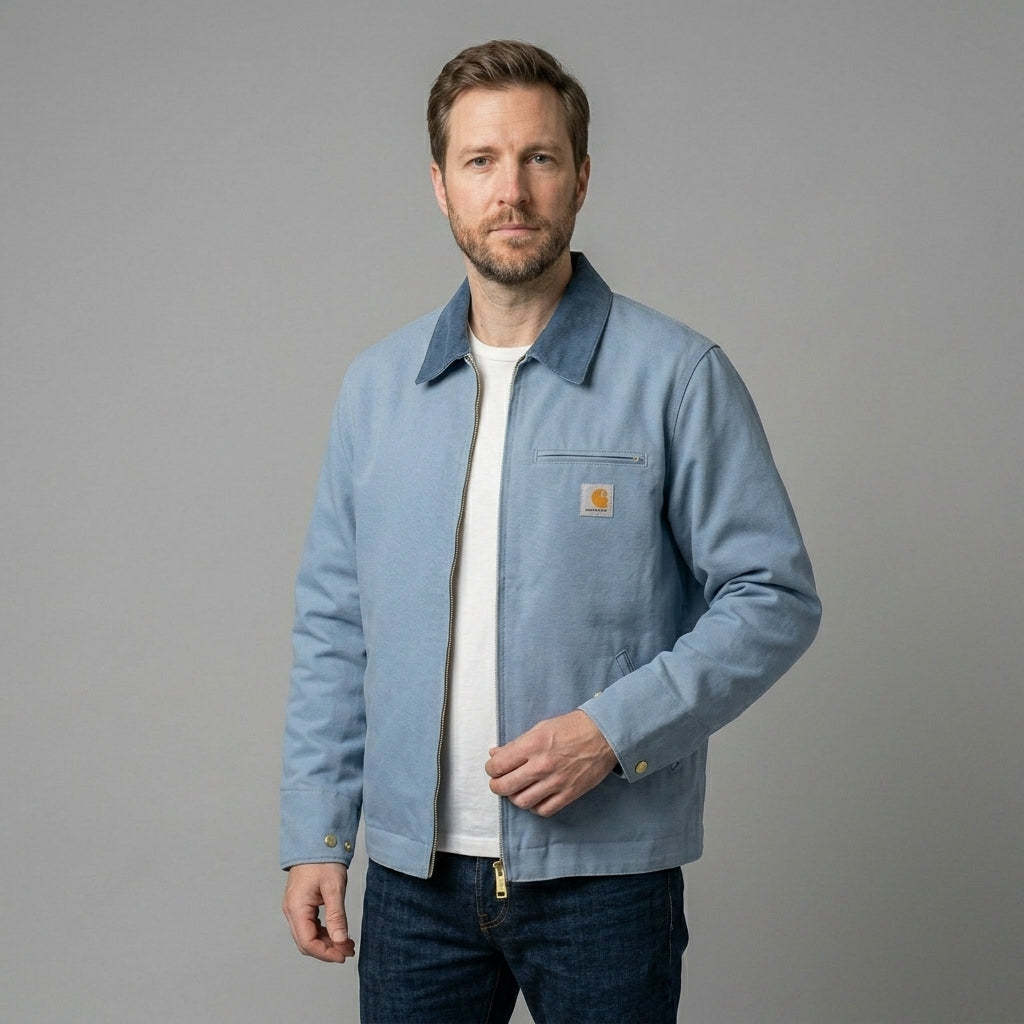 Robuste Herren Arbeitsjacke im Detroit-Stil