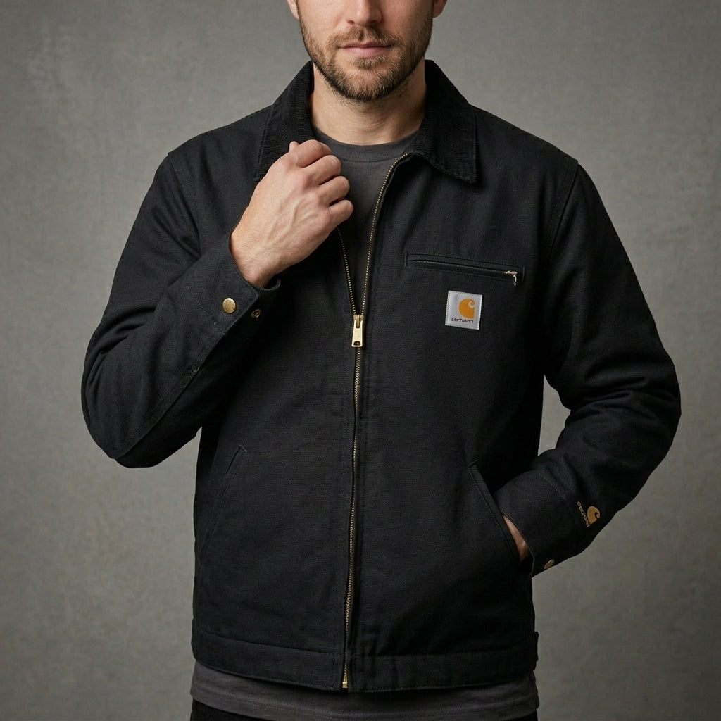 Robuste Herren Arbeitsjacke im Detroit-Stil